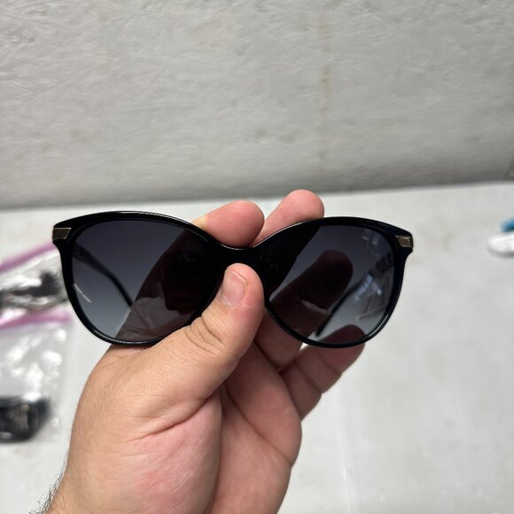 BURBERRY BE 4216 30018G Black Acetate Cat Eye Sunglasses Gray Gradient Lens - Picture 1 of 5
